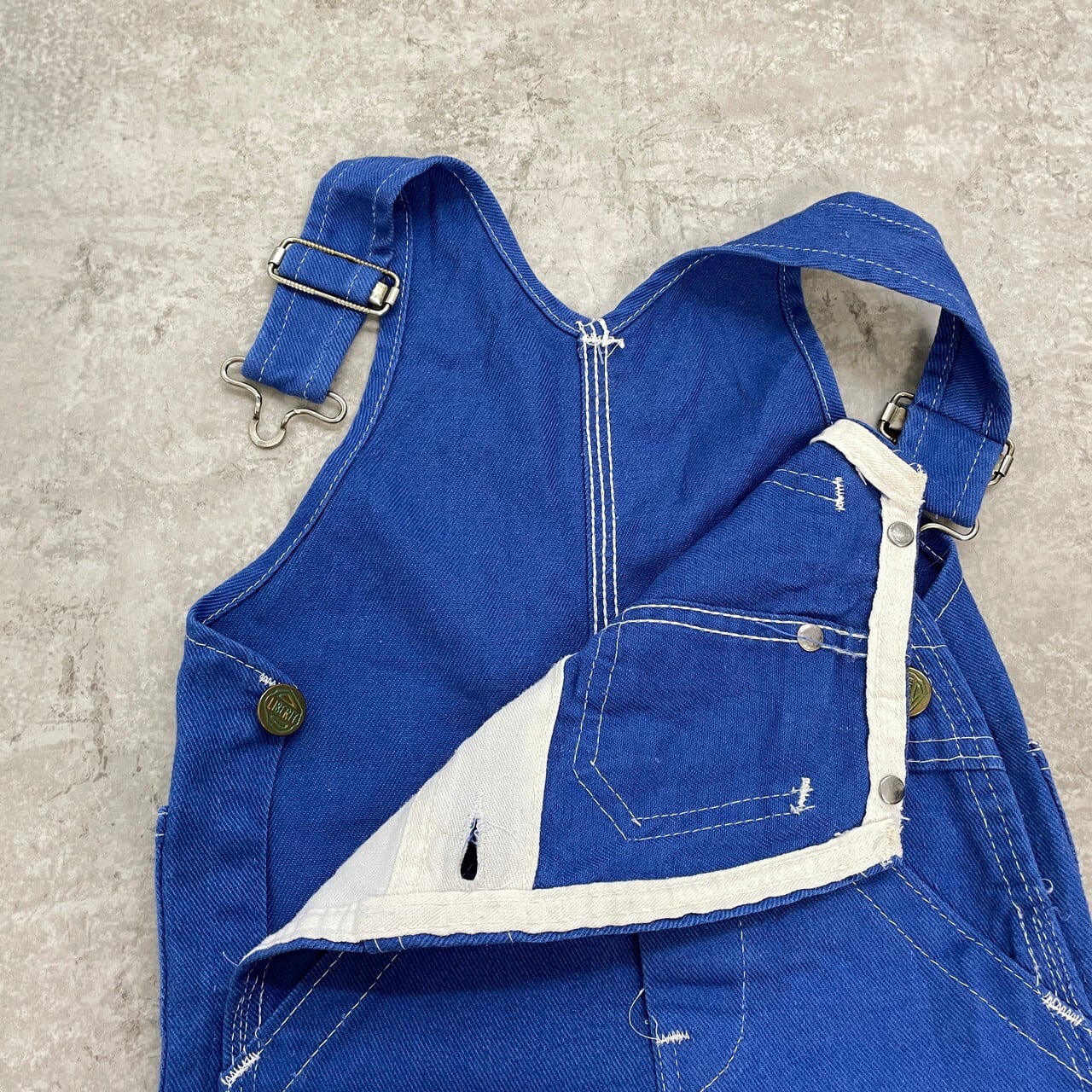 kids】90年代 USA製 LIBERTY リバティー オーバーオール キッズ 80