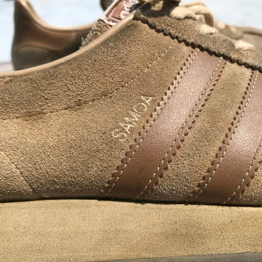 80's adidas SAMOA アディダス サモア スエード レザー ベージュ