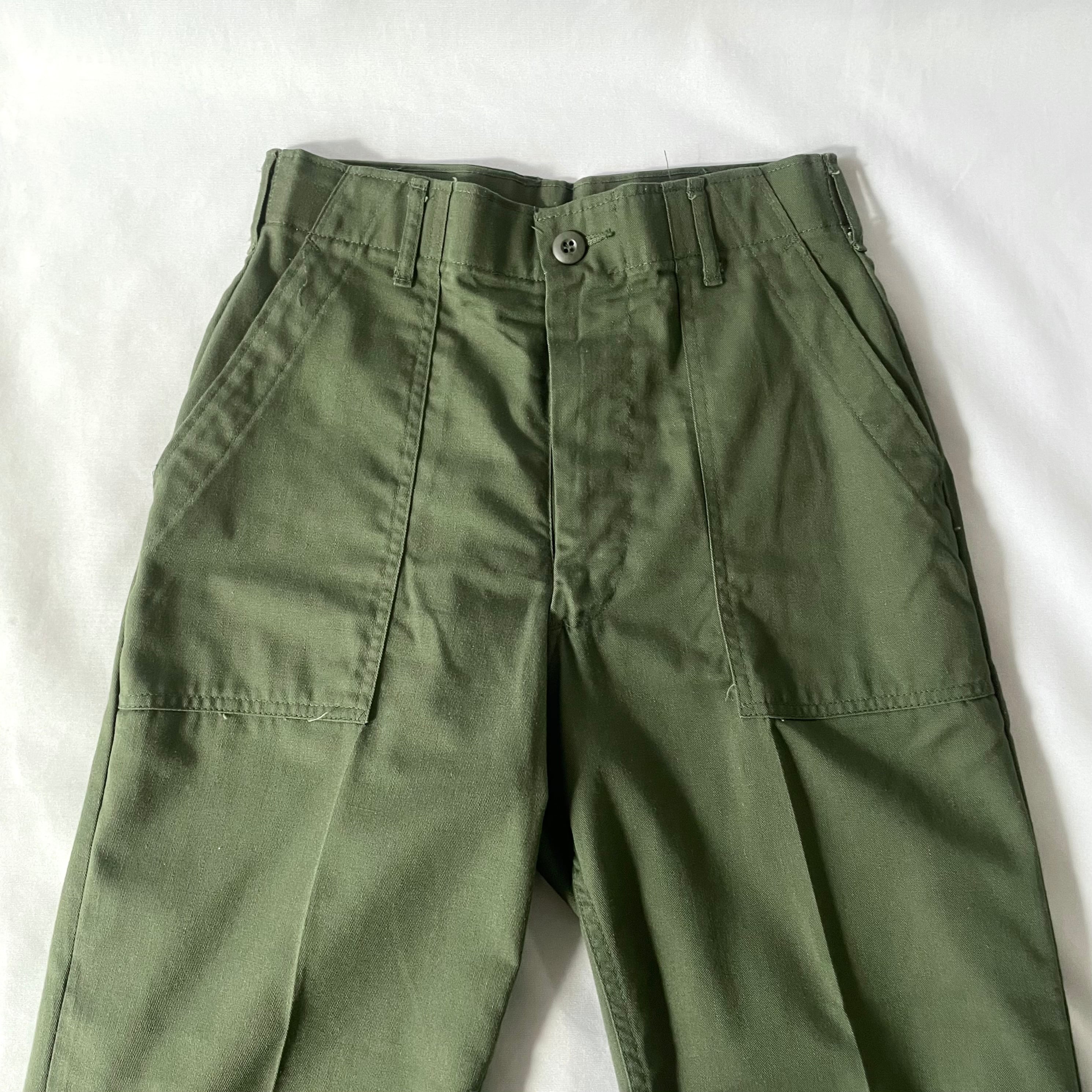 70s US ARMY OG-507 baker pants ミリタリーベイカーパンツ 28 70s US ARMY OG-507 baker pants ミリタリーベイカーパンツ 28