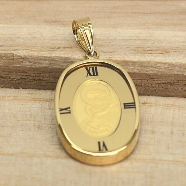 純金　メダル チャーム 24金/18金 純金 メダル チャーム 24金/18金 コイン エンジェル 純金 1/25oz k24