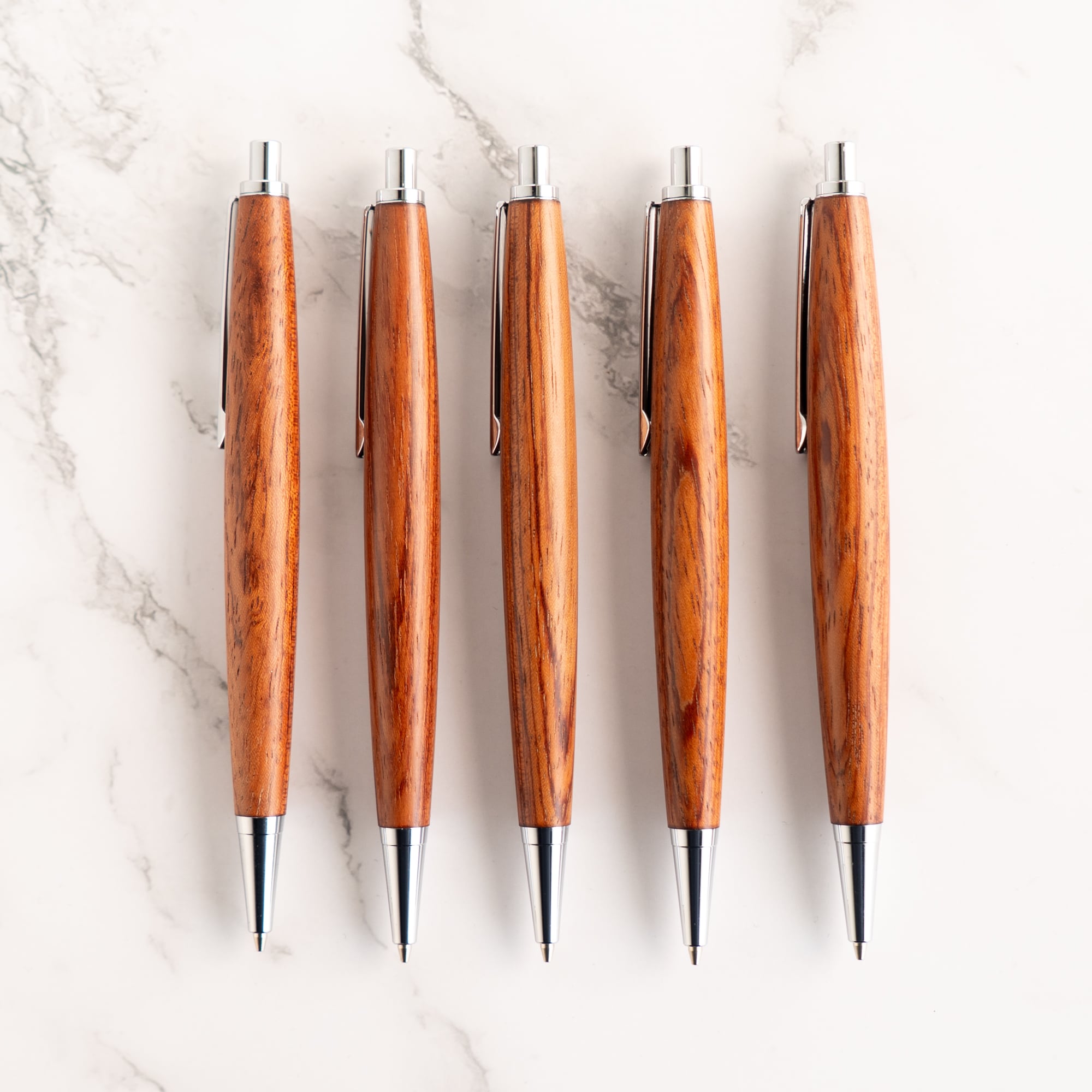 木軸シャーペン】ブビンガ ｜ 0.5mmシャープペンシル Penman003