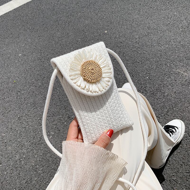 ミニバッグ女性のバッグ2020夏の新しいトレンディな野生のショルダーメッセンジャーバッグファッション織りの携帯電話バッグ Tiancai_Wing_Bag0263760