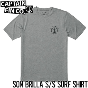 【送料無料】サーフTEE ラッシュガード CAPTAIN FIN キャプテンフィン SON BRILLA S/S SURF SHIRT 21A9132300 HGR 日本代理店正規品L