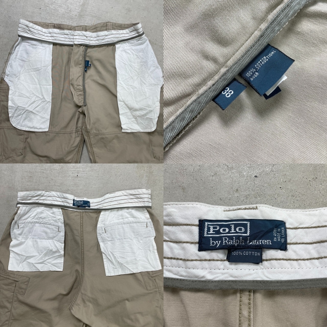 90年代 Polo by Ralph Lauren ポロバイラルフローレン チノカーゴ 
