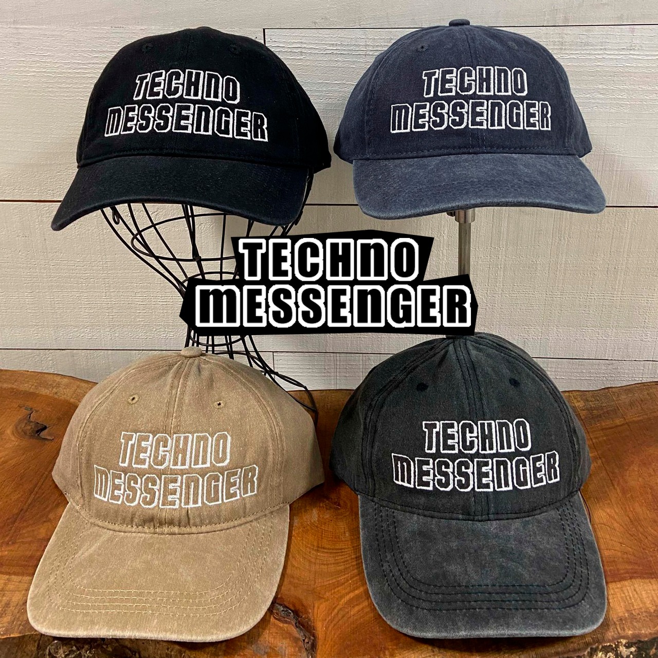 神眼芸術『TECHNO MESSENGER』Original cap