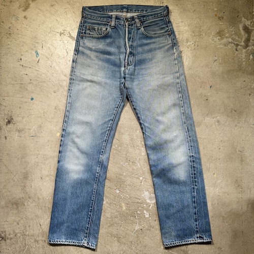 70's~80's Levi's リーバイス 501 デニム 66後期 赤耳 セルヴィッジ 刻印6 スモールe バックポケットチェーンステッチ 実寸W29 USA製 希少 ヴィンテージ BA-2508 RM2927H