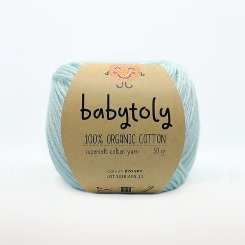 babytoly / Organic Cotton Yarn / SKY