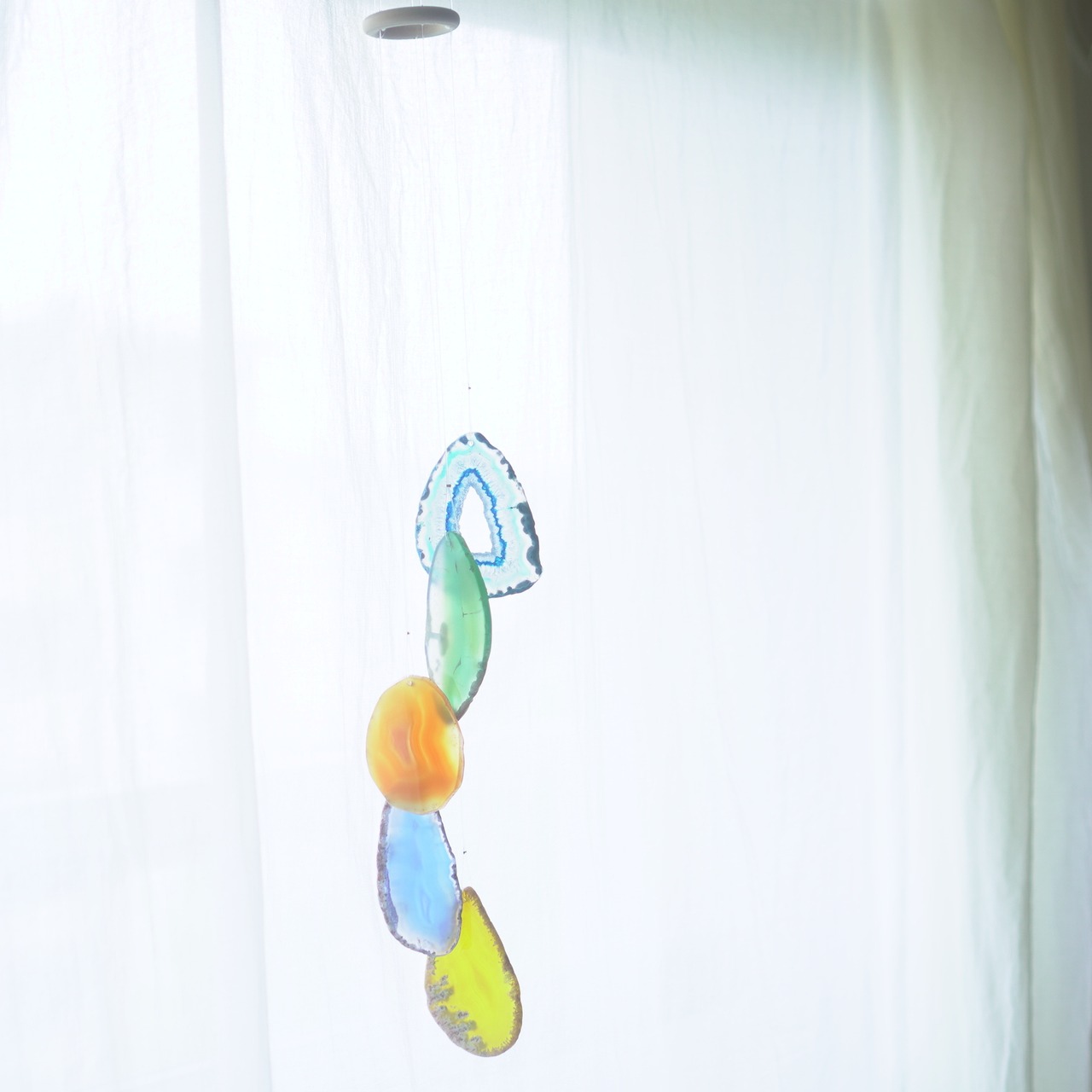 Fruits Wine 02 - アゲートヒーリングチャイム / Agate Sun Catcher Wind Chime 764