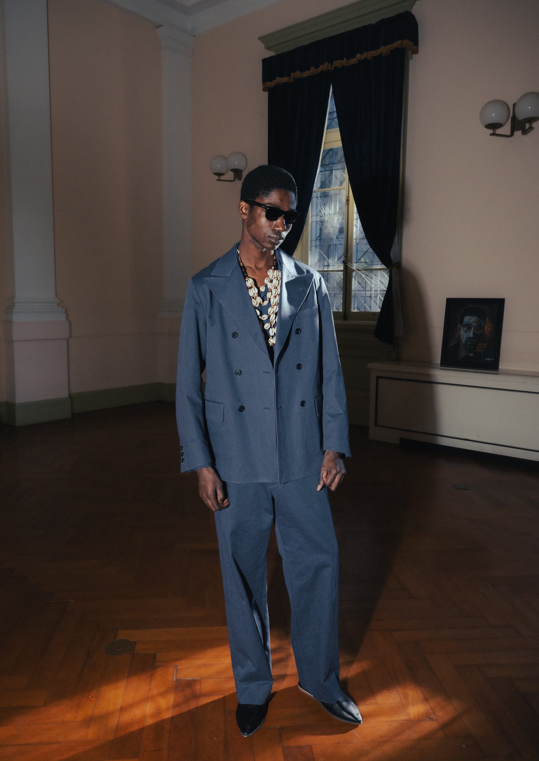 Lamrof / Faded Jazzy Jacket (NAVY) | THE MODERN AGE