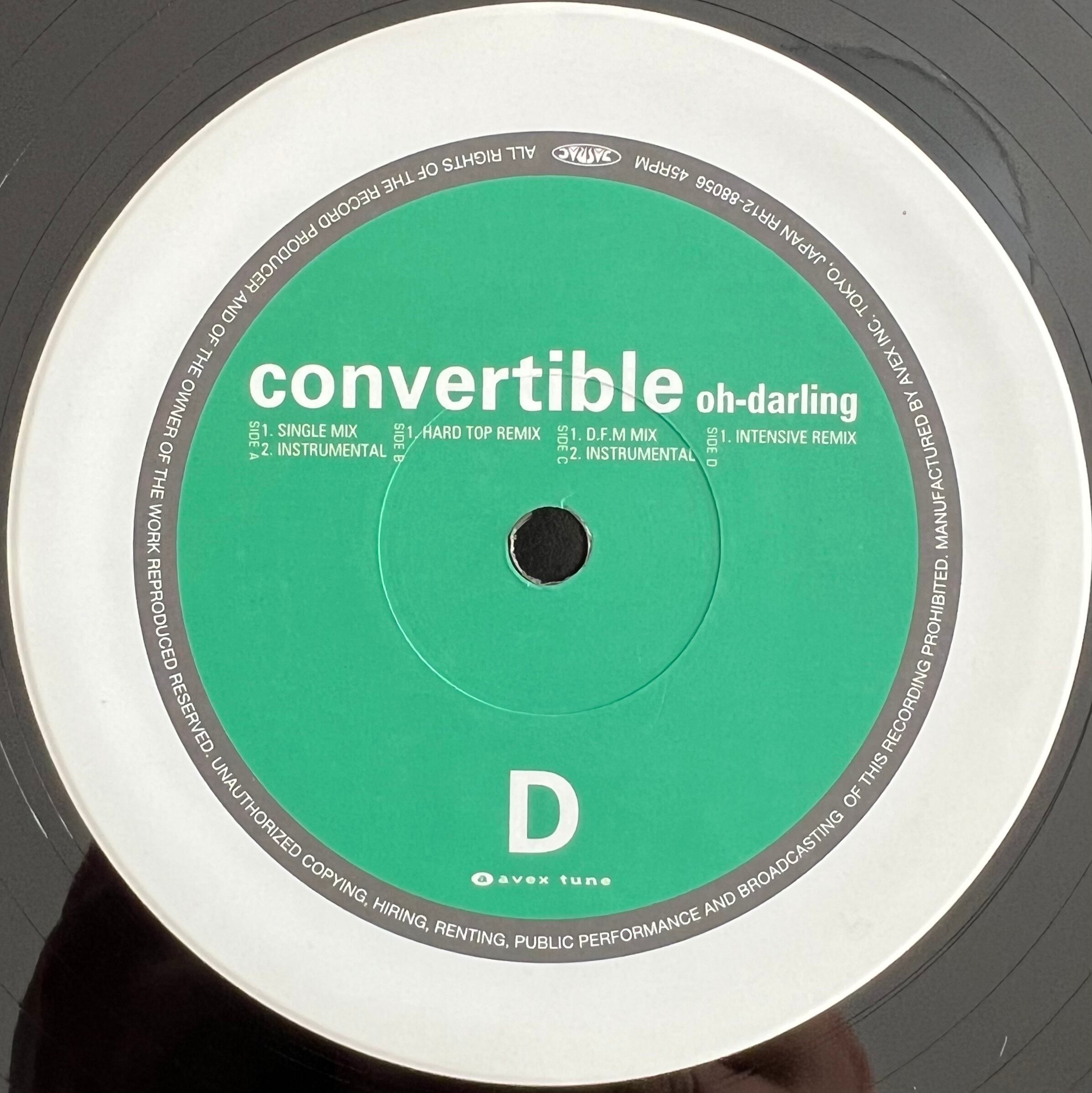 1998] Convertible – Oh Darling [Rhythm Republic] | ビークルレコード