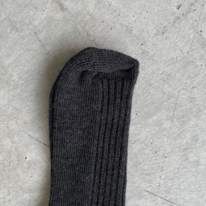 joha/wool ribsocks 【65205/charcoal】