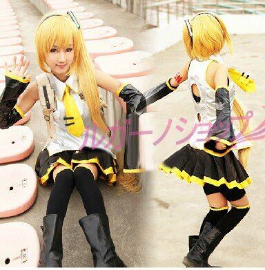 K1466 VOCALOID ボーカロイド 亜北ネル 公式服 風 ハロウィン イベント