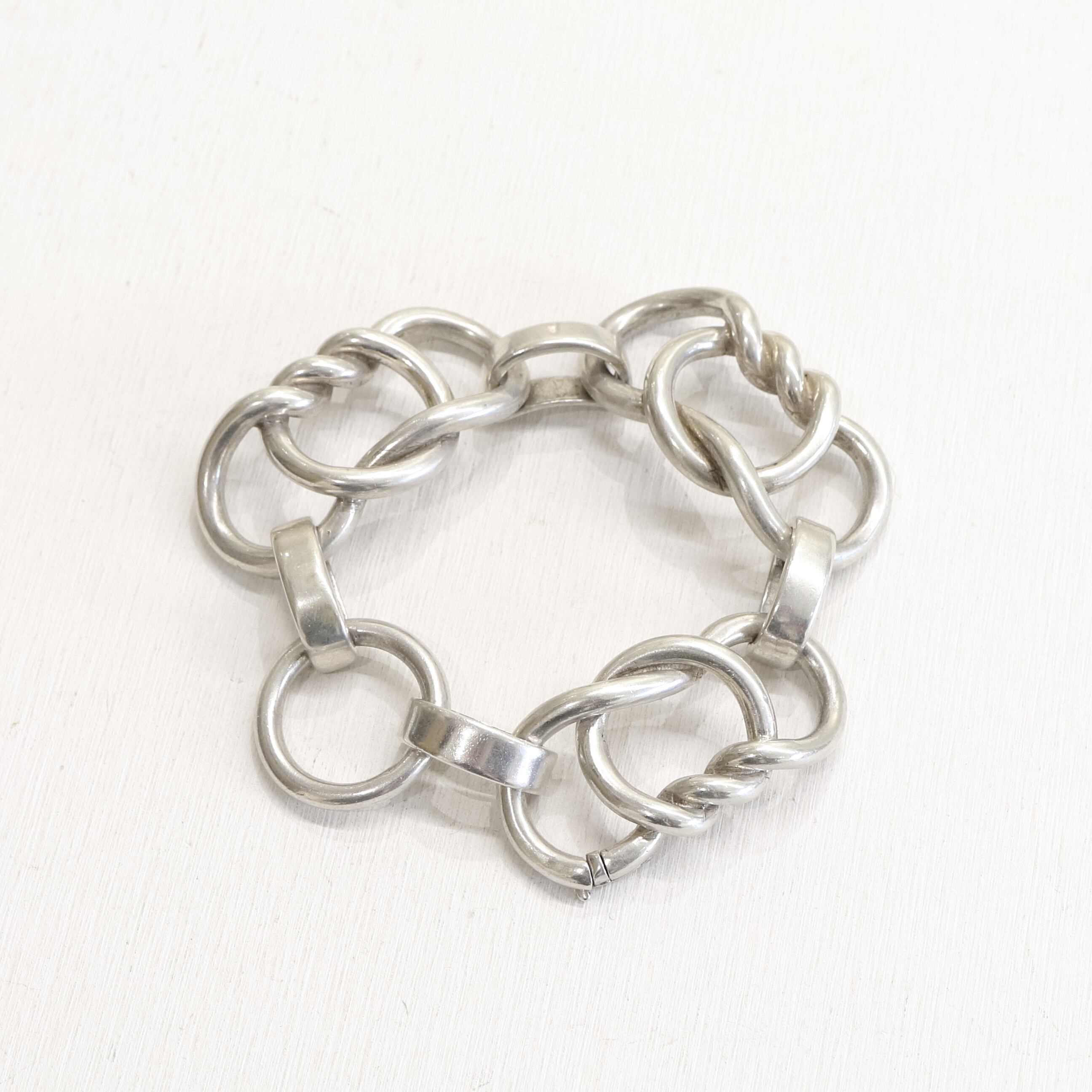 Vintage Gaëtan de Percin large knot chain bracelet | ARV