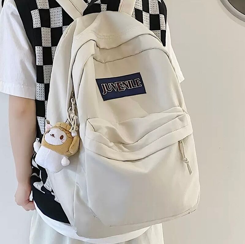 通勤通学 にピッタリ 大容量 5color リュック バックパック マザーズバッグ ポケット付き デイリー カジュアル ラフ 学生 収納 可愛い Lamitte Deco トレンド 韓国ファッション ショップ Base店