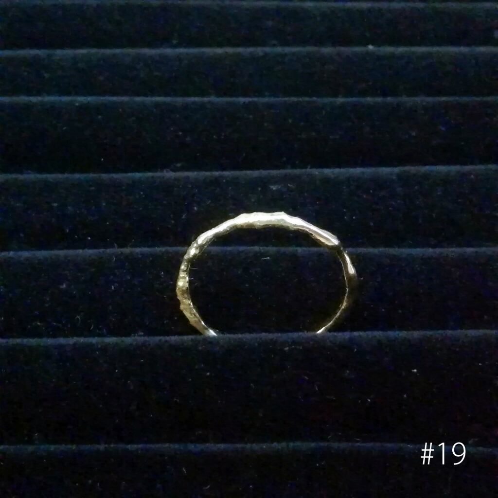 18Kゴールドバイカラーリング サイズ16~19号 Gold Ring 18金 メンズ