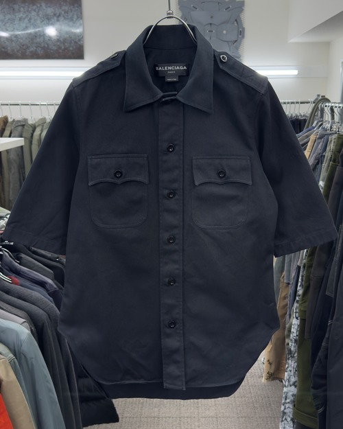 SS2017 BALENCIAGA SHRUNK UNIFORM SHIRT(38)