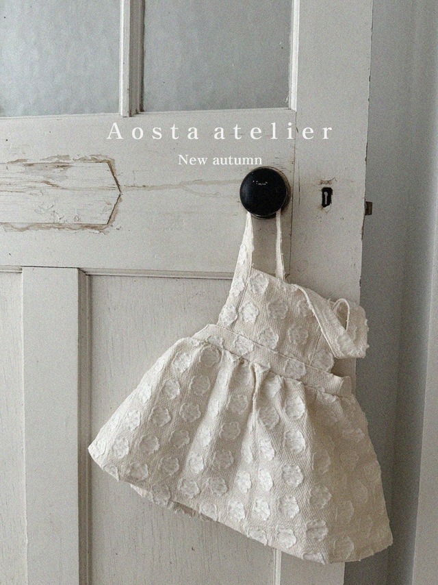 《即納》《Aosta》flower suspender skirt