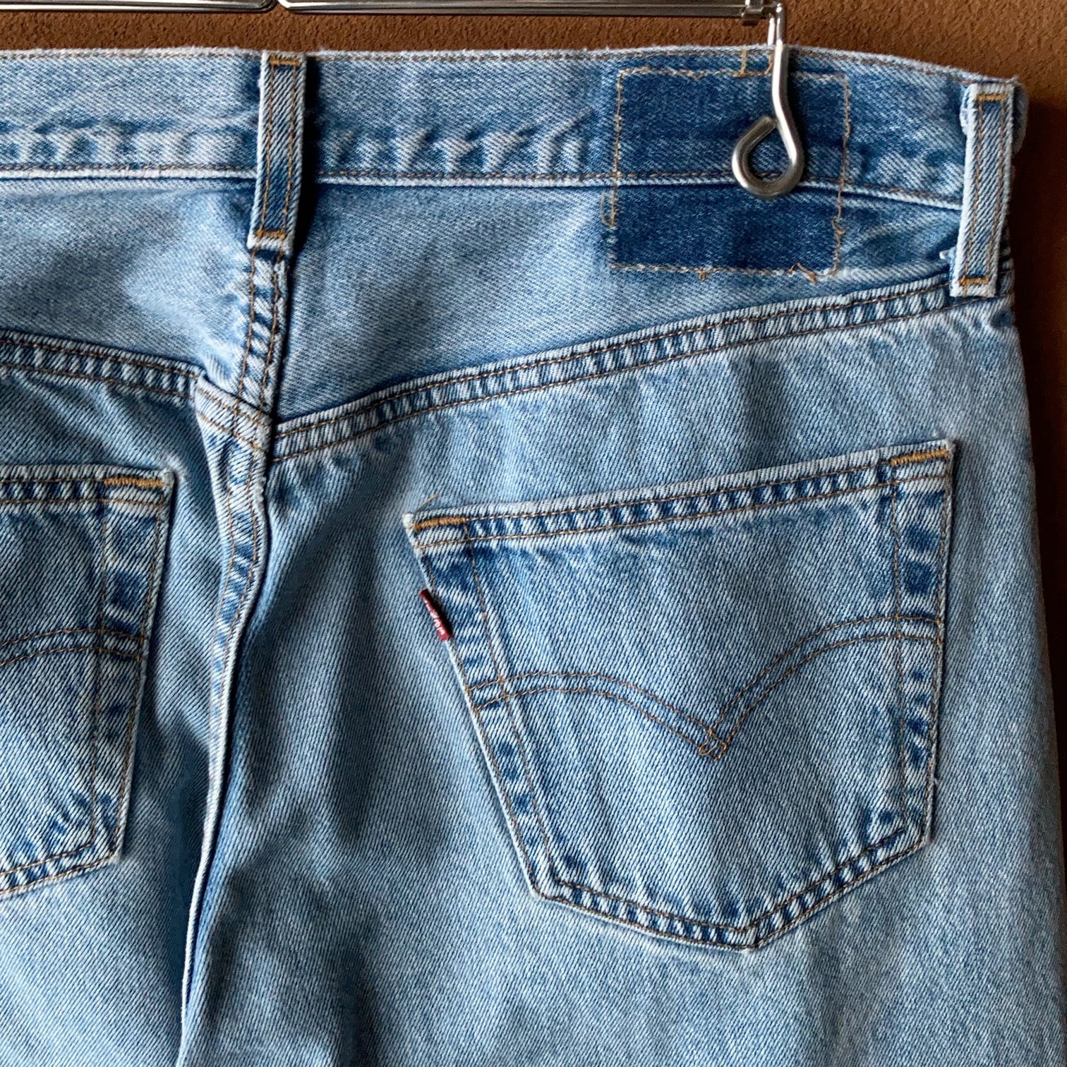 90's USA製 Levi's 501 ストレートデニムパンツ 色落ち W35 90's USA製 Levi's 501 ストレートデニムパンツ 色落ち W35