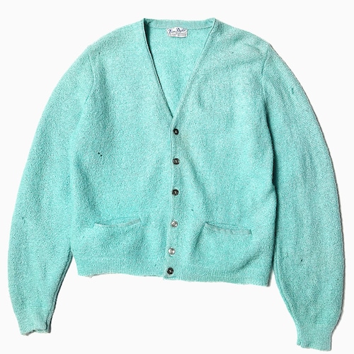 Vintage 60's【Van Dyke】Grunge Mohair Cardigan