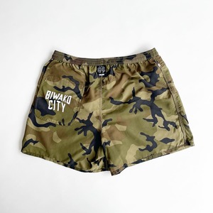 BIWAKO CITY / NYLON SHORTS / CAMO