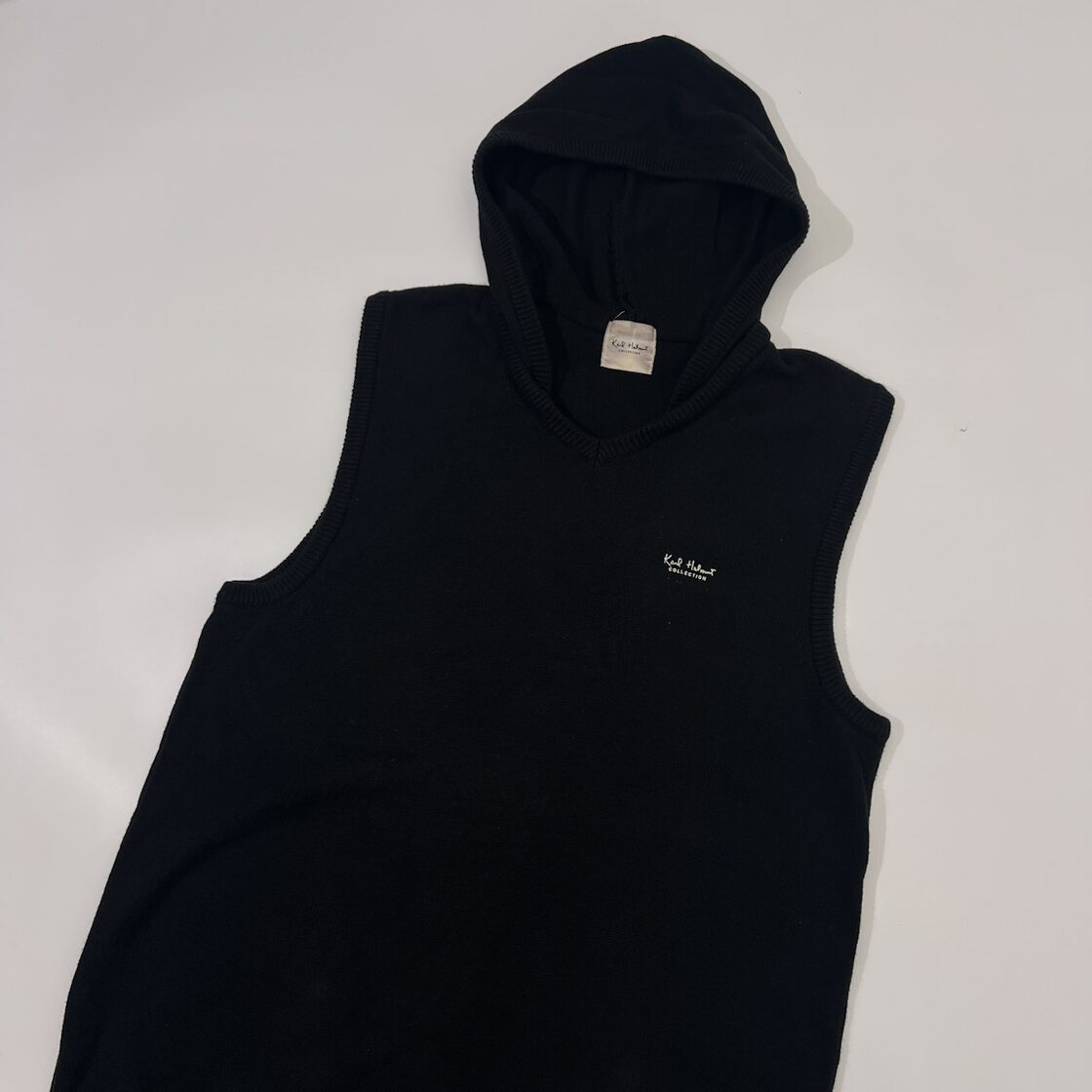 Karl Helmut カールヘルム コレクション フード付き コットン ニット 