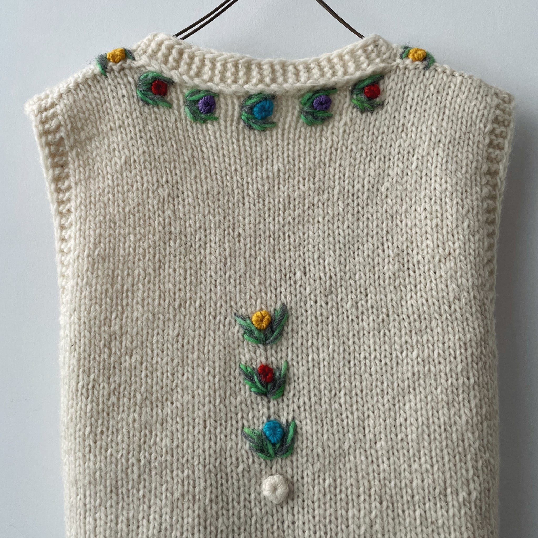 イギリス 手編み ニットベスト｜Vintage | SASHIIRO