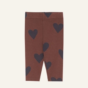 The Campamento Hearts AOP S/S Baby Leggings【12-24M】Brown