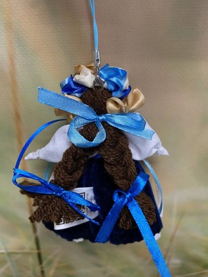 UA.Designer手作りモタンカ 12cm（ウクライナの御守り）