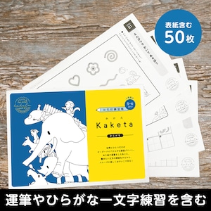 お名前練習帳　Kaketa「プラス」　全50ページ