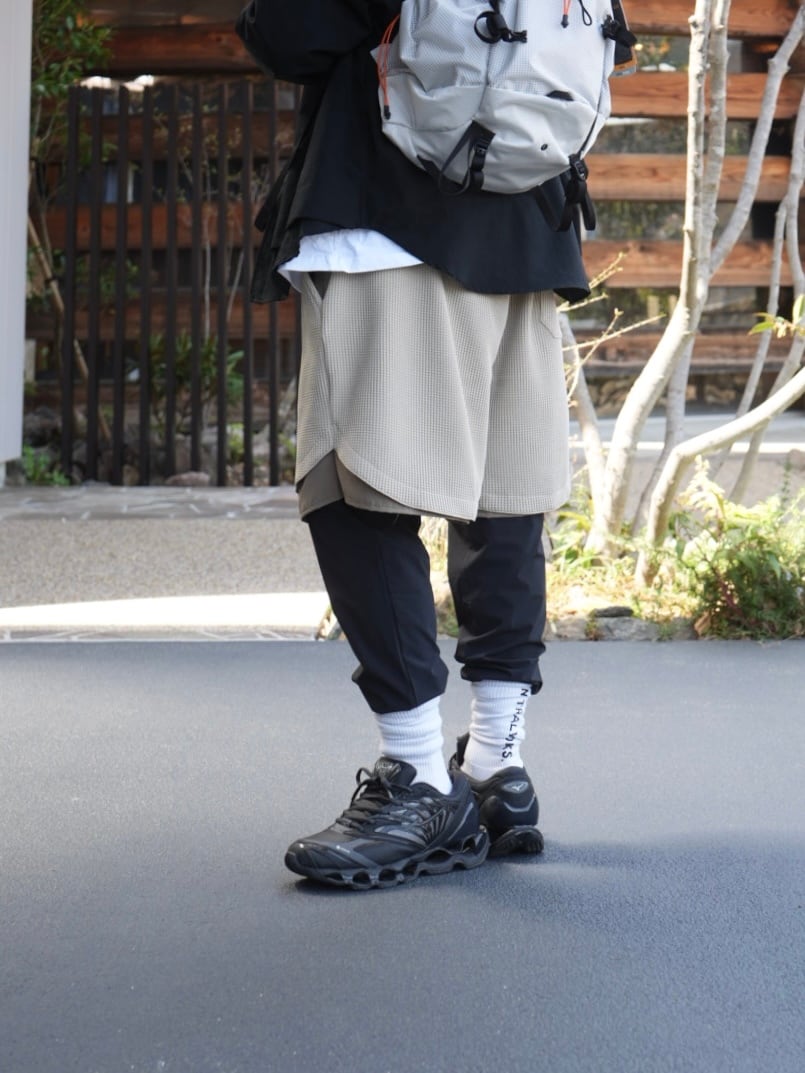 meanswhile ミーンズワイル【 SOLOTEX Easy Shorts 】 | LARGE LAB TOWN