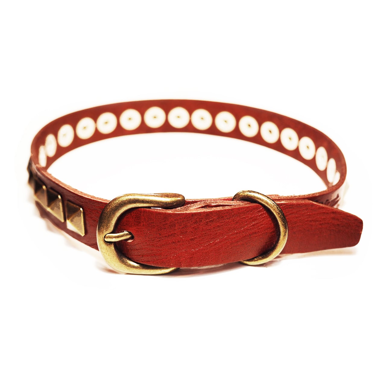 レザードッグチョーカー スクエアスタッズ | LIBERTAS TOKYO