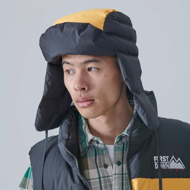 FIRST DOWN ファーストダウン バブルダウンキャップ BUBBLE DOWN CAP 帽子 防寒 秋冬 フリーサイズ ユニセックス カジュアル スポーツ アウトドア FIRST DOWN ファーストダウン バブルダウンキャップ BUBBLE DOWN CAP