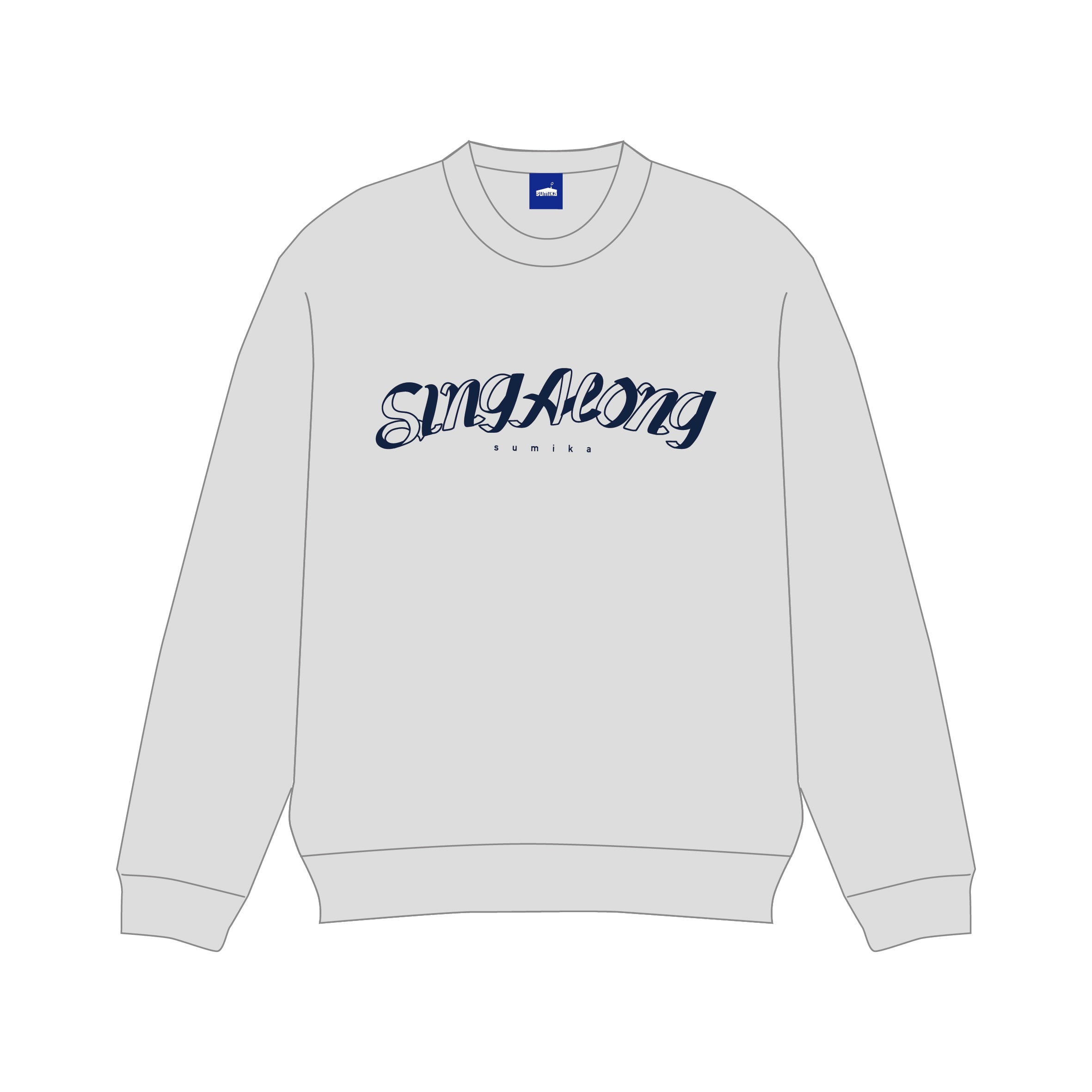 sumika / SING ALONG トレーナー（アッシュ）