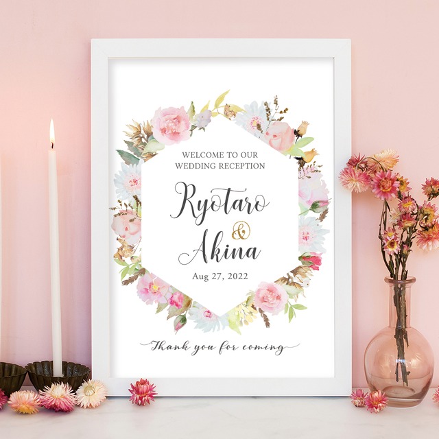 Botanical ウェルカムボード