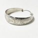 Vintage Peruvian Etched 925 Silver Cuff Bracelet (Sale)