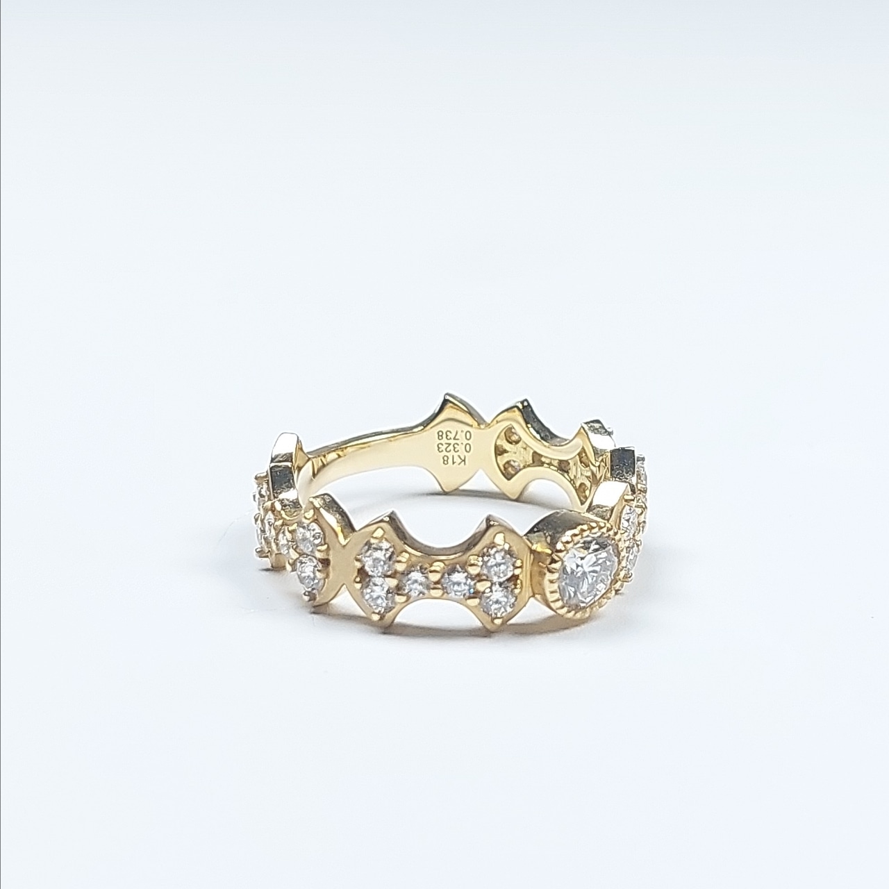 K18 Utopara Diamond Ring