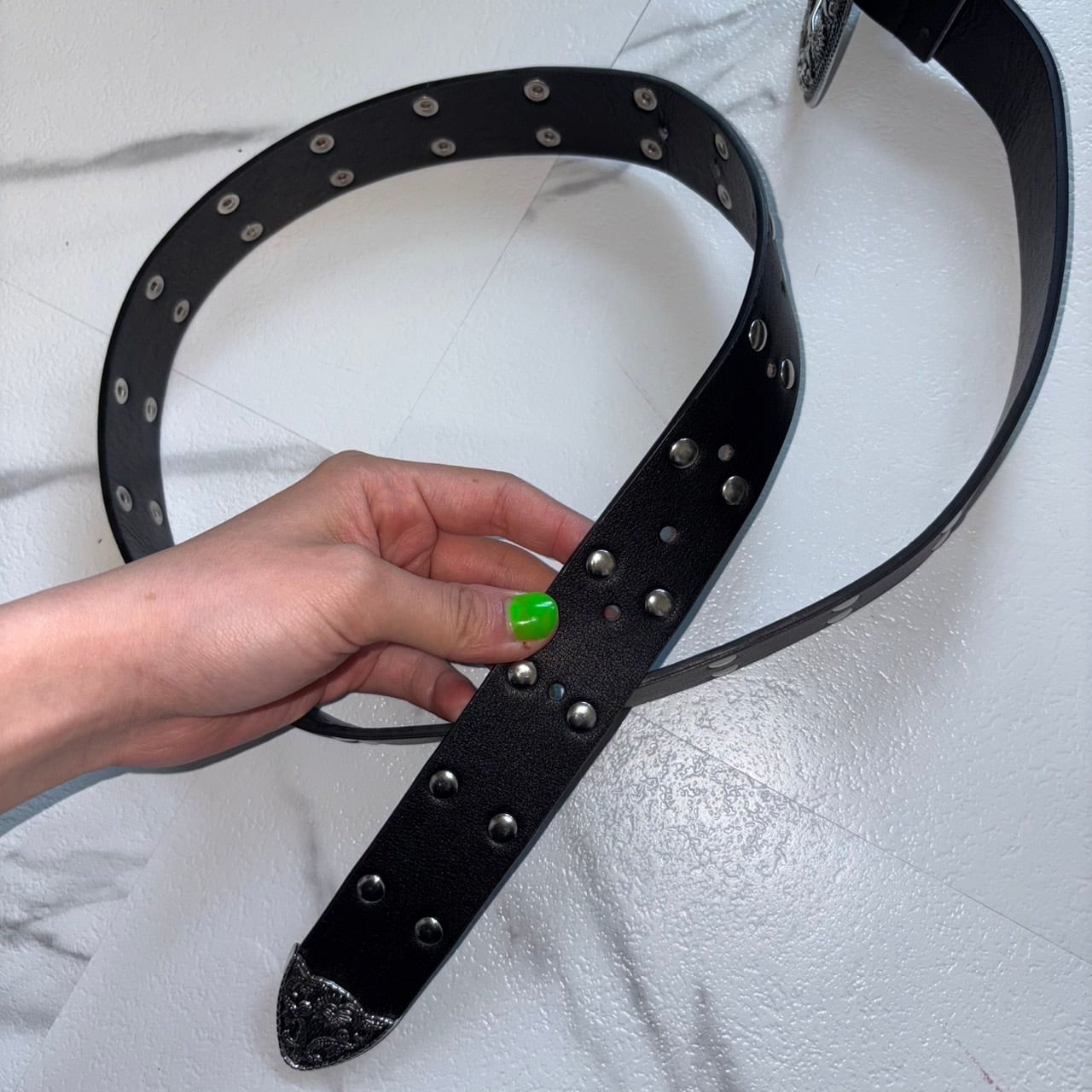 スタッズベルト studded belt _LN03476 | lanan(ラナン)