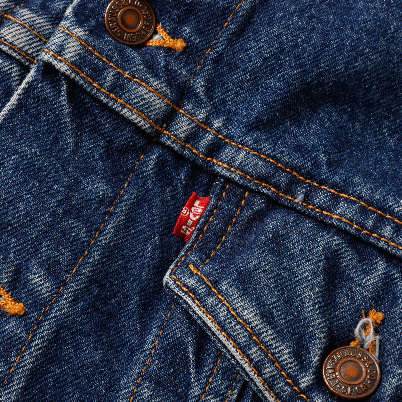濃紺】90s Levis 70506 0216 Denim jacket size42 about size L ／ 90