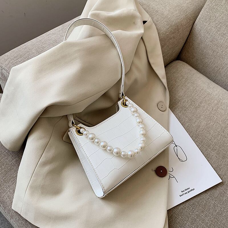 夏の小さなバッグ女性バッグ2020新しいトレンディな野生のテクスチャショルダーバッグネット赤ファッションフレンチ脇バッグ Tiancai_Wing_Bag5162865