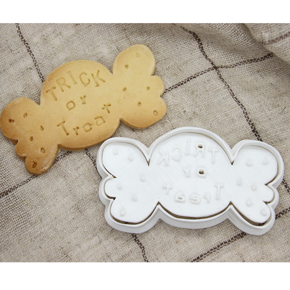 キャンディー型 クッキー型 スタンプ付き クッキーカッター Auraicing キャンディー型 クッキー型 スタンプ付き クッキーカッター Auraicing