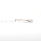 レーザーホールダイヤモンド ネックレス K18 / 0.490ct / 0.320ct