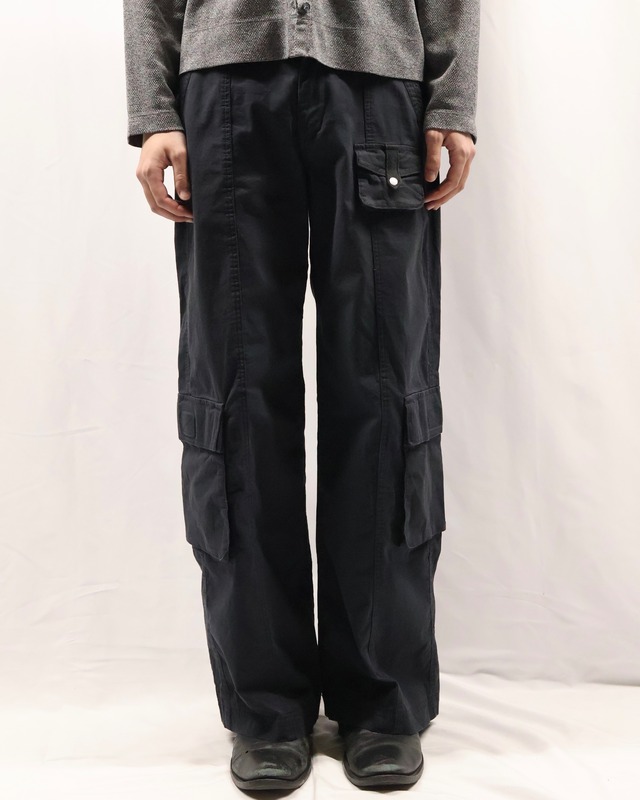 straight cotton cargo pants