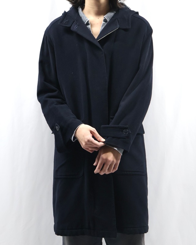 "Calvin Klein" hooded half coat