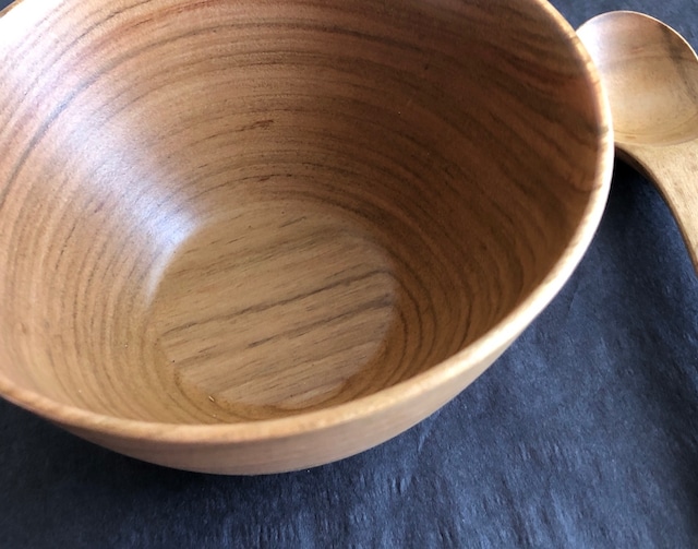 【日本製 国産材】木製 カフェオレカップ（オオヤマザクラ）青森県