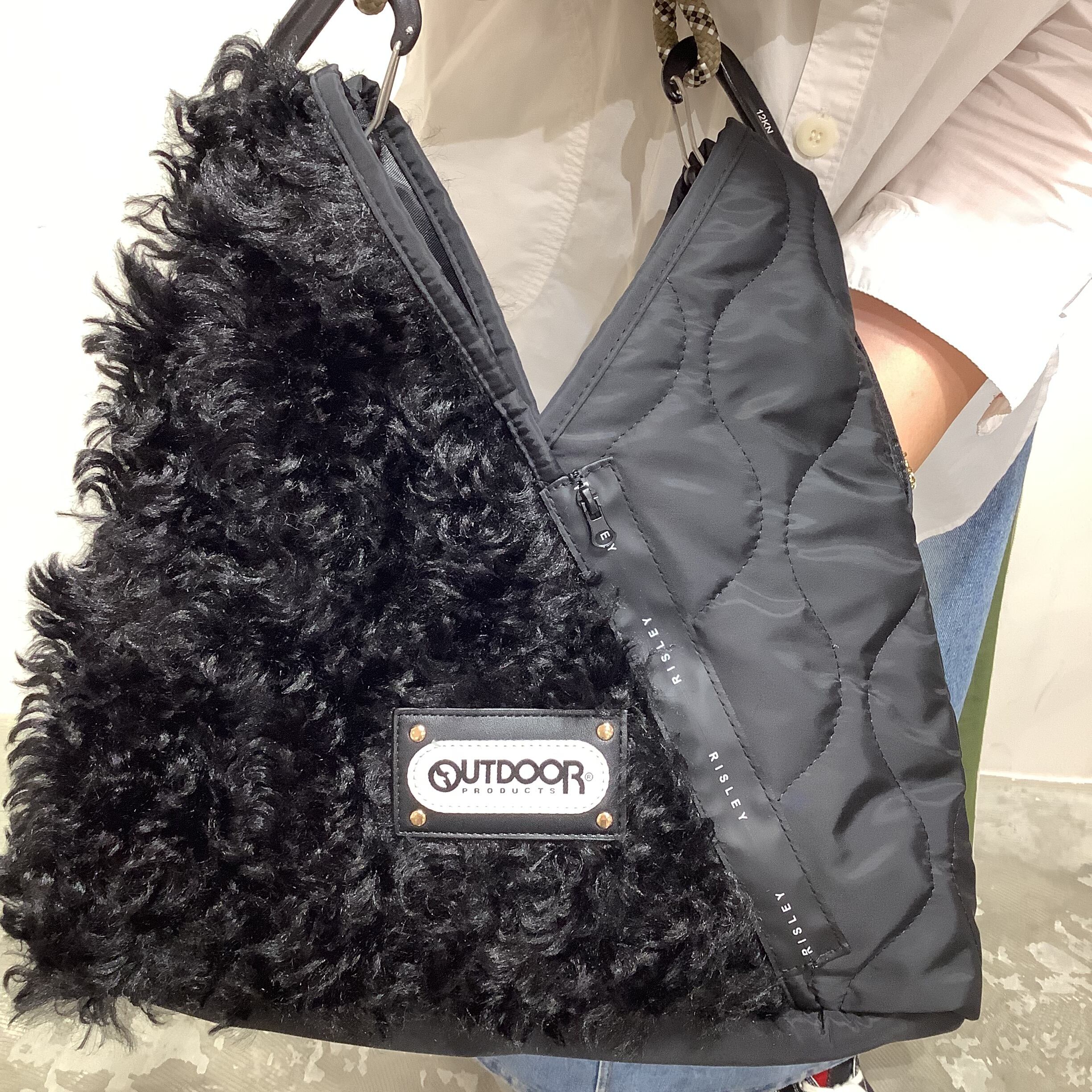 RISLEY×OUTDOOR(リズレイ×アウトドア)】トライアングルファーキルト