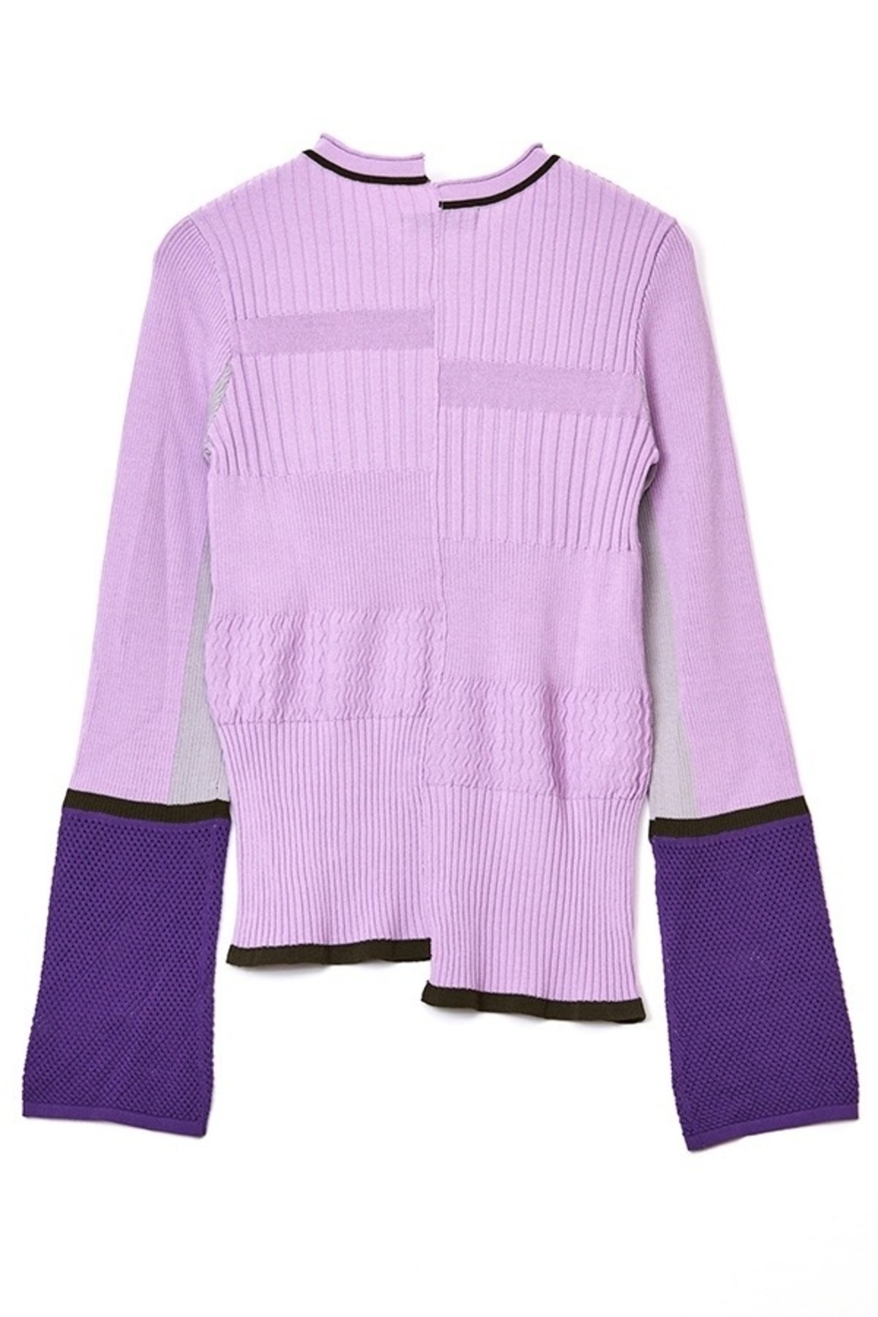 アウラアイラ AULA AILA OFF-CENTER RIB KNIT