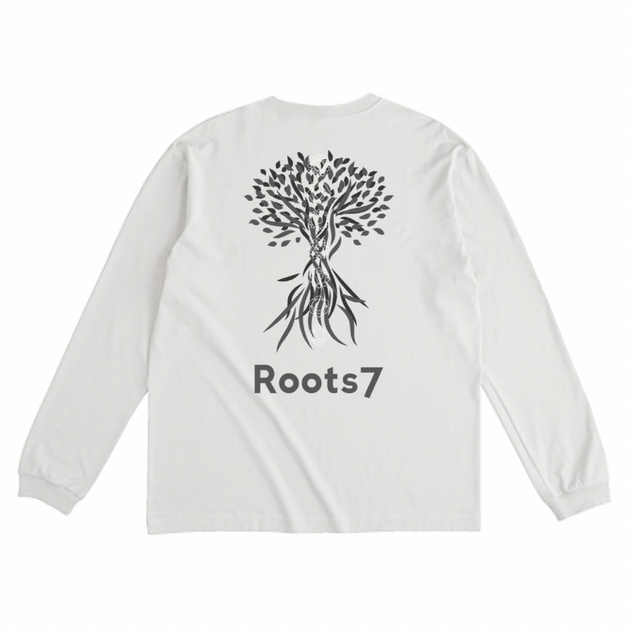Roots7 Yoga ロングTシャツ（ナチュラル）ver1