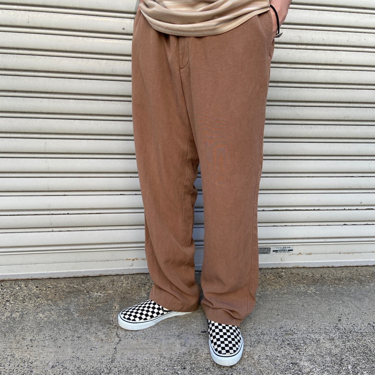 ORVIS オービス　テンセルリネンパンツ　ブラウン　W34