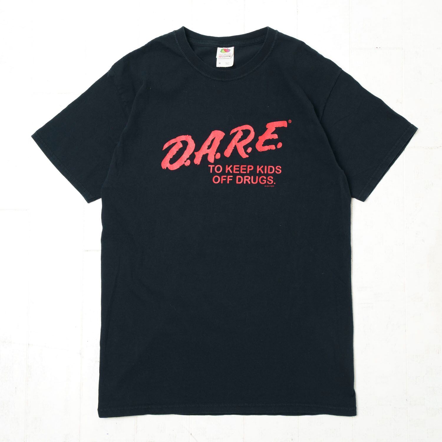 DARE Tシャツ Fruit of the loom 黒 サイズM