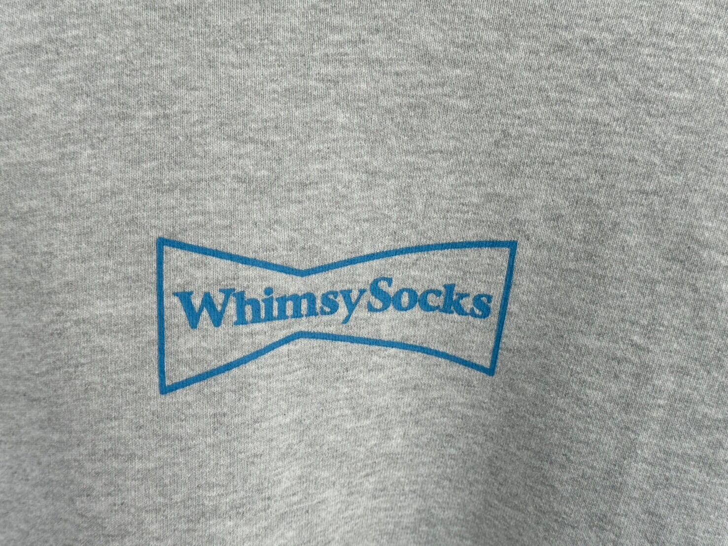 WASTED YOUTH × WHIMSY SOCKS CREWNECK SWEAT GREY XL 99369 | BRAND  
